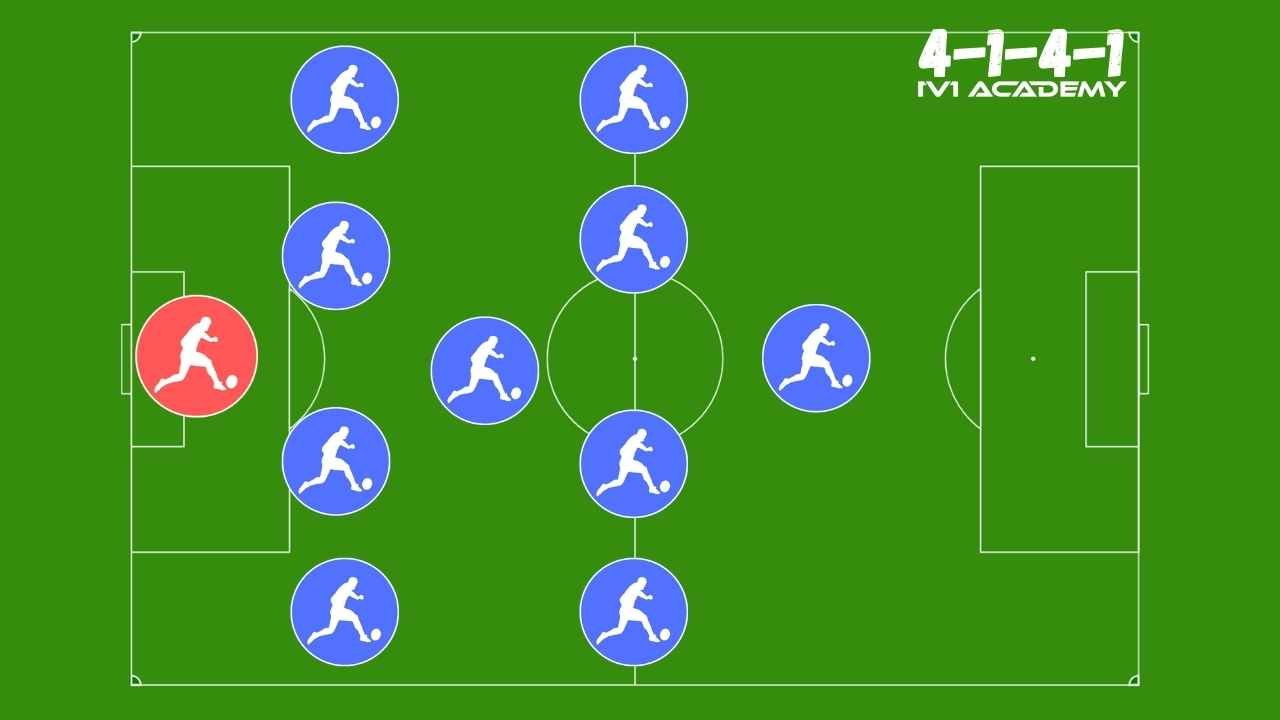 the 4-1-4-1 soccer formation